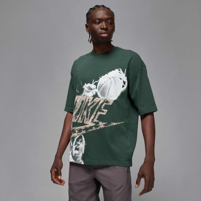 Nike Jordan Reissue Men's Oversized T-Shirt - Midnight Green