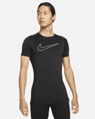 Nike-Logo Printing Training Sports Breathable Short Sleeve Gym Clothes