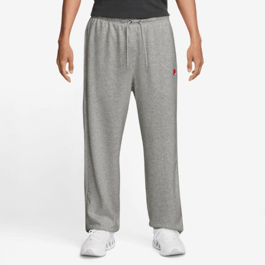 Nike Club Men's French Terry Open-Hem Lower Dark Grey Heather