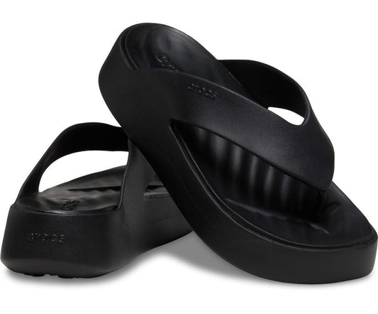 Crocs Getaway Platform Black Women Flip
