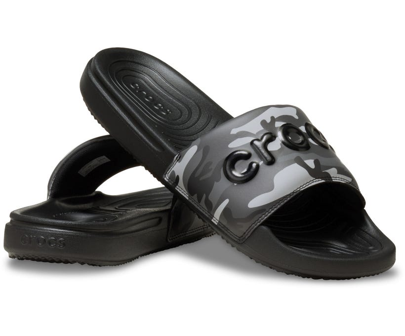 Crocs All Day Camouflage Men Black/Grey Slide