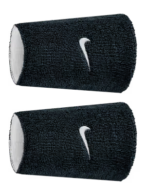 Nike Swoosh Classic Reversible Doublewide Wristbands 2pk