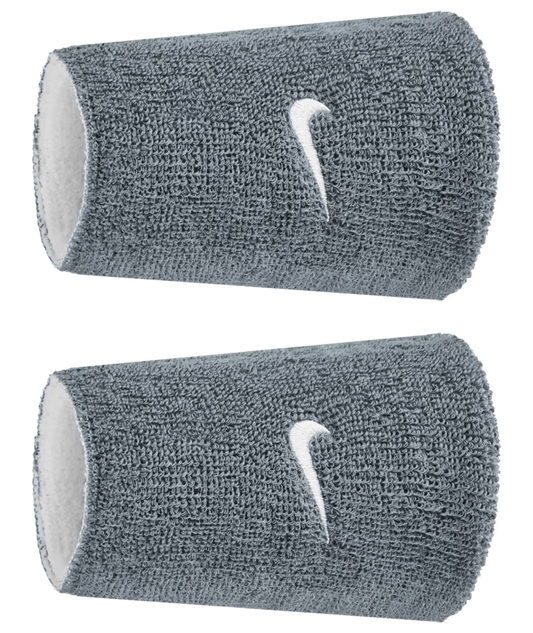 Nike Swoosh Classic Reversible Doublewide Wristbands 2pk
