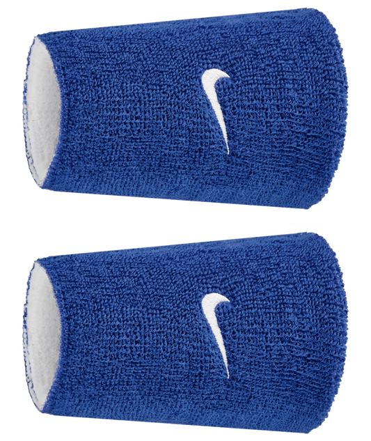 Nike Swoosh Classic Reversible Doublewide Wristbands 2pk