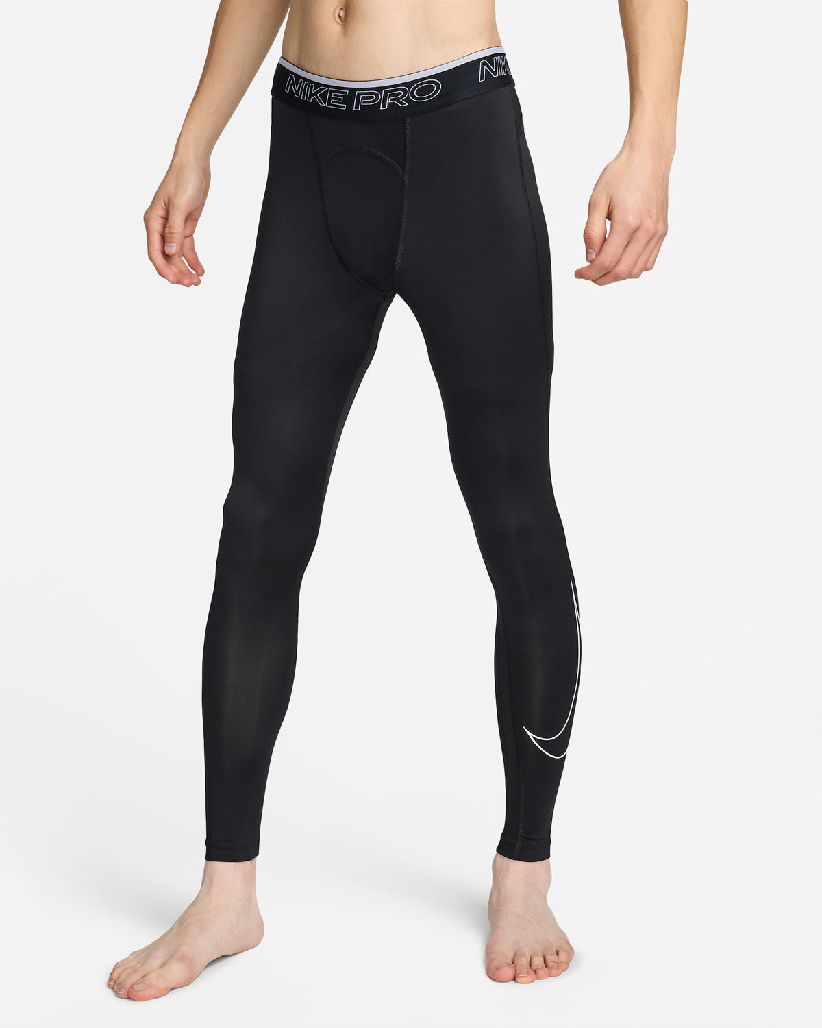Nike-Men's Nike Casual Training Environmental Friendly Breathable Tight Gym Long Lower