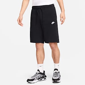 Nike-Sportswear Club Solid Color Cotton Casual Shorts