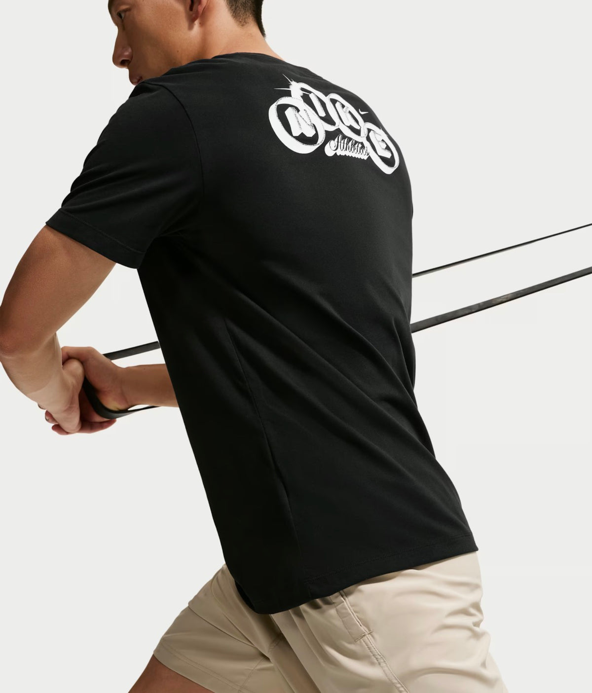 Nike Men's Dri-FIT T-Shirt in black.