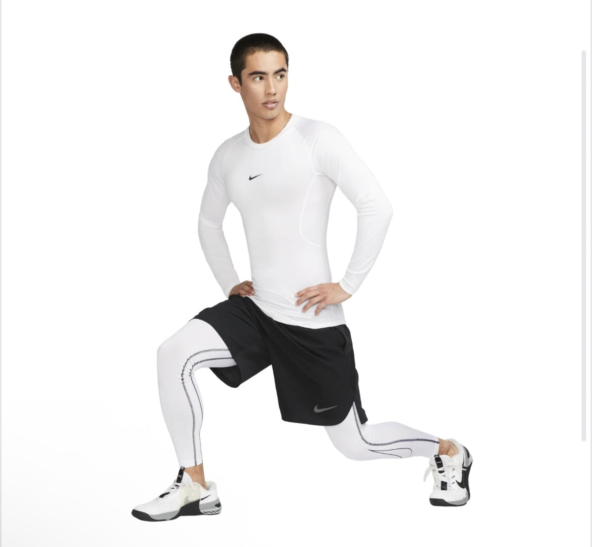 Nike - Pro Dri-FIT Tight Long-Sleeve Fitness Top 'White'