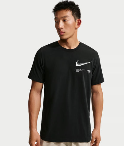 Nike Men's Dri-FIT T-Shirt in black.