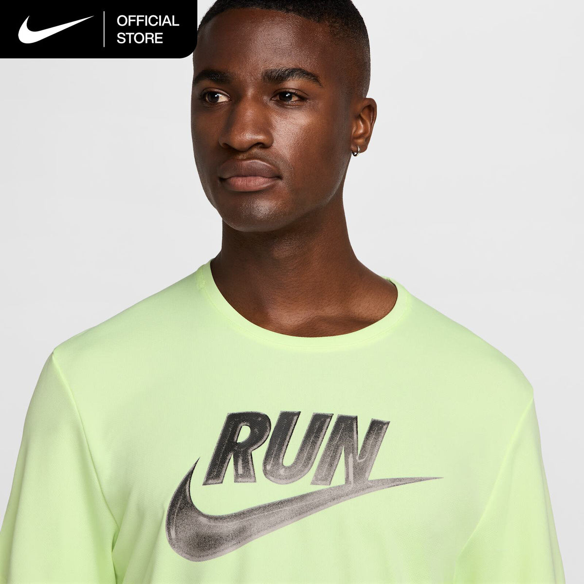 Nike Miler Run Energy Men's Dri-FIT Short-Sleeve Running T-shirt Barely Volt