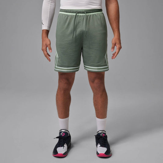 Nike Jordan Sport Men's Dri-FIT Mesh Diamond Shorts - Vintage Lichen Jade Aura