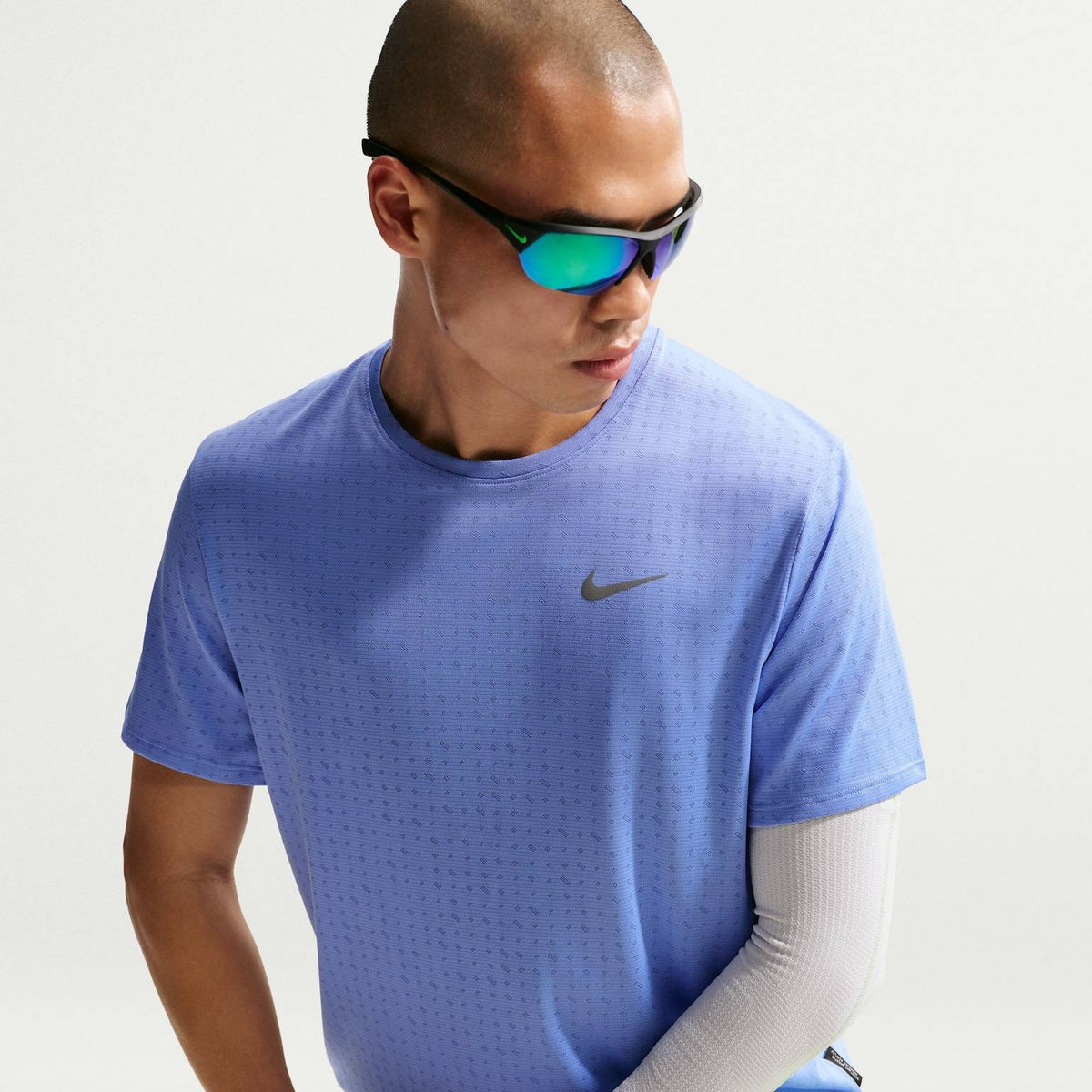 Nike Men's Dri-FIT Short-Sleeve Running T-shirt Royal Pulse