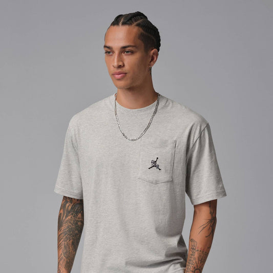 Nike Jordan Men's T-Shirt Grey Heather/Black
