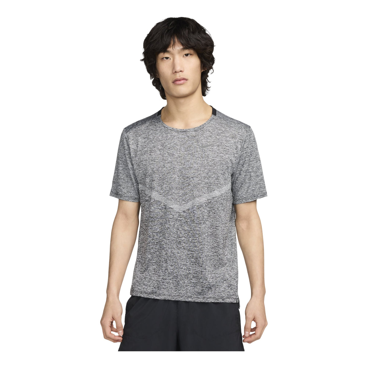 Nike-Dri-fit Rise 365 Casual Sports Breathable Round Neck Short Sleeve