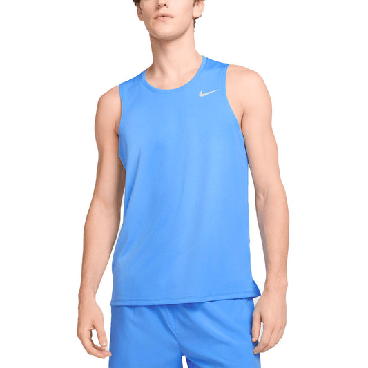 Nike Dri-FIT Miler Run Men's Running Tank Top - University Blue