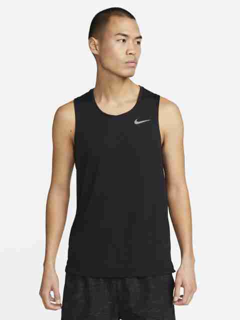 Nike-Dri-FIT Miler Running Tank Black