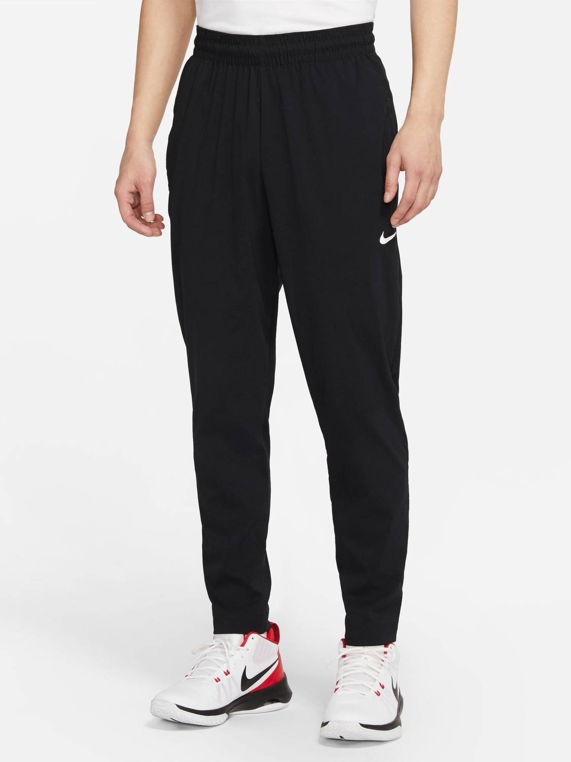 NIKE DNA Woven Basketball Men Solid Black Lower